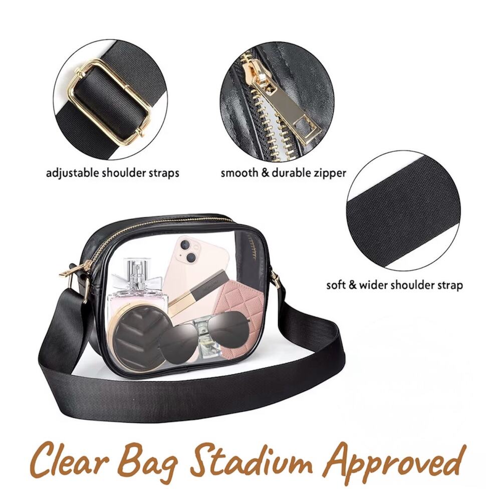 Clear Bag Stadium Approved Clear Crossbody